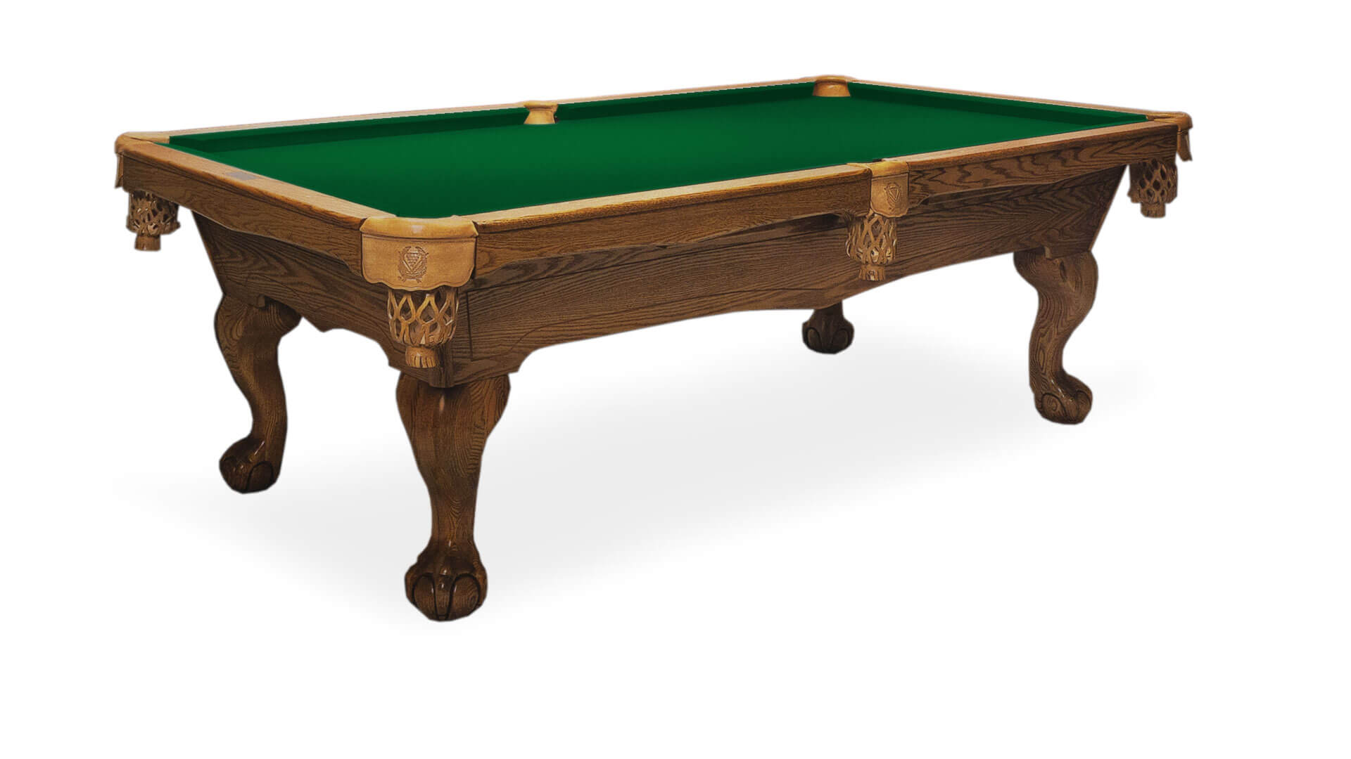 Beach Pool Table "Huntington" Oak Pool Table Sizes 7, 8, and 9