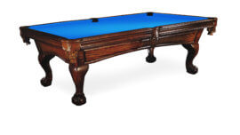 Beach-Lancaster-Oak-Pool-Table-Tournament-Blue-Felt