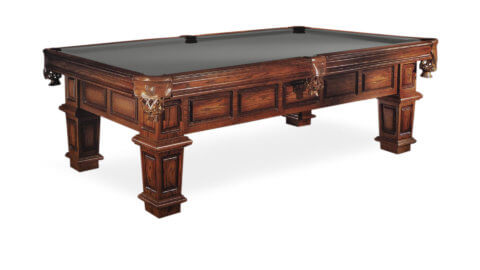 Beach-Linenfold-Oak-Pool-Table-Grey-Felt