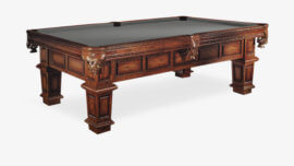 Beach-Linenfold-Oak-Pool-Table-Grey-Felt