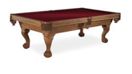 Beach-Monterey-Pool-Table-Burgundy-Felt