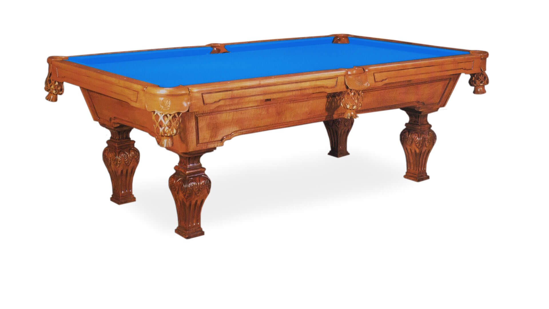 Beach Pool Table "Valencia" Maple Pool Table Sizes 7, 8 and 9