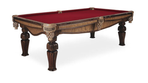 Beach-Victorian-Pool-Table-Burgundy-Felt