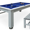 Imperial-Ernesto-Outdoor-Pool-Table-Benches-Navy-Blue-Felt