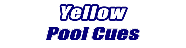 Yellow Pool Cues for Sale