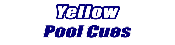 Yellow Pool Cues Yellow Pool Cues for Sale