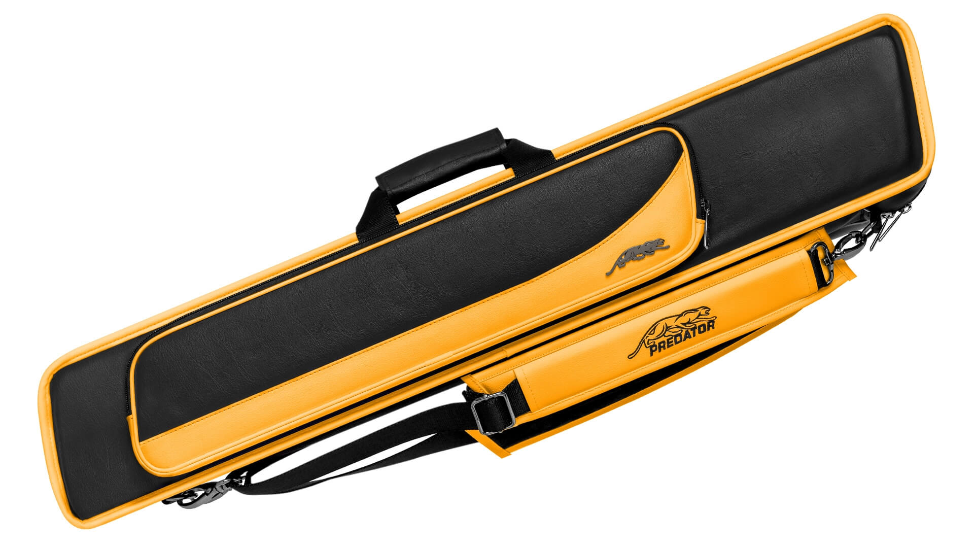 4×8-Predator-Roadline-Soft-Cue-Case-Yellow-Black-Color-Front 4x8-Predator-Roadline-Soft-Cue-Case-Yellow-Black-Color-Front-for-Sale