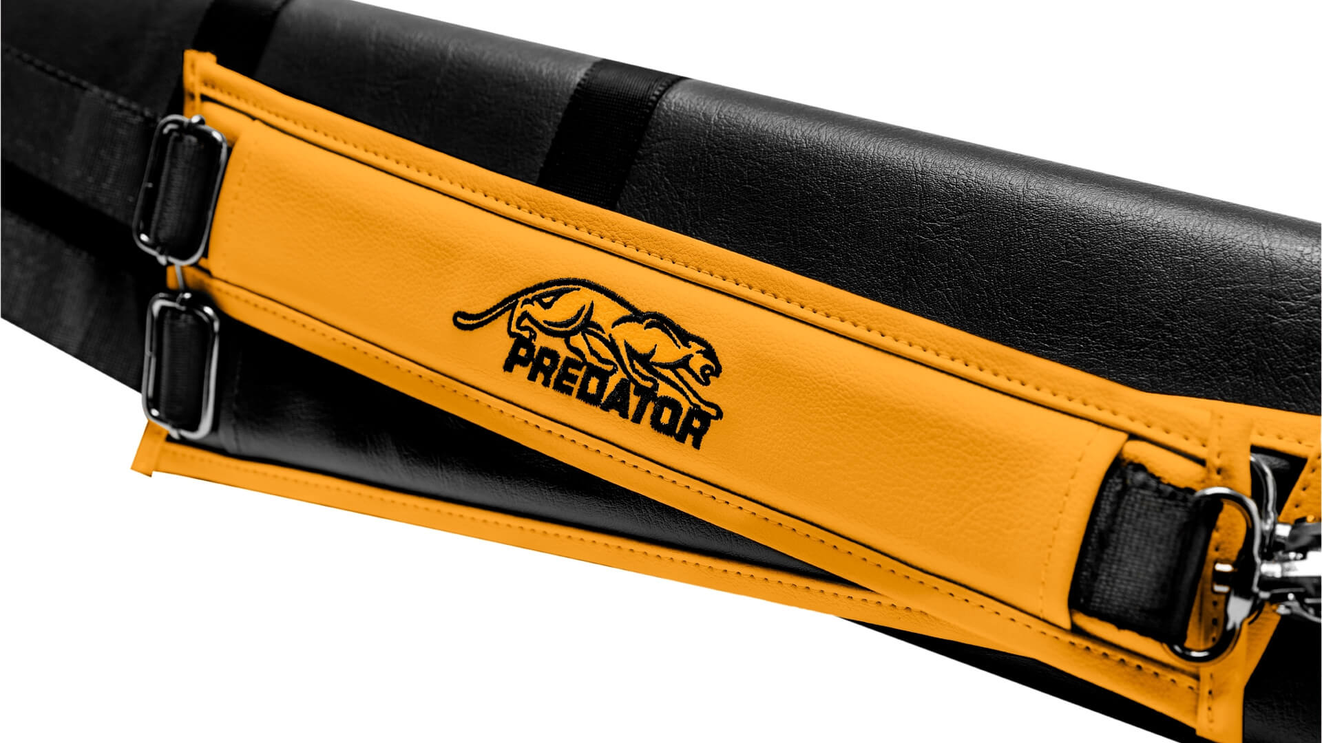 4×8-Predator-Roadline-Soft-Cue-Case-Yellow-Black-Color-Strap
