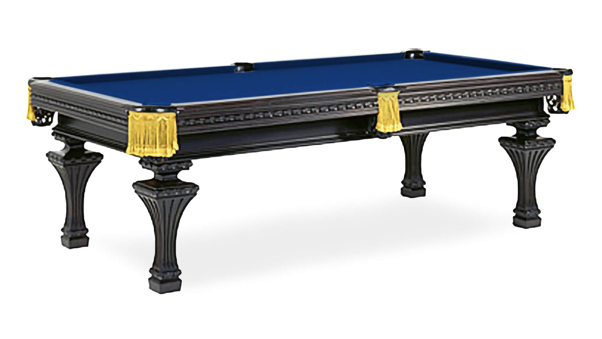Artisan "Athens ll" Black Pool Table Sizes 7, 8 and 9 Foot