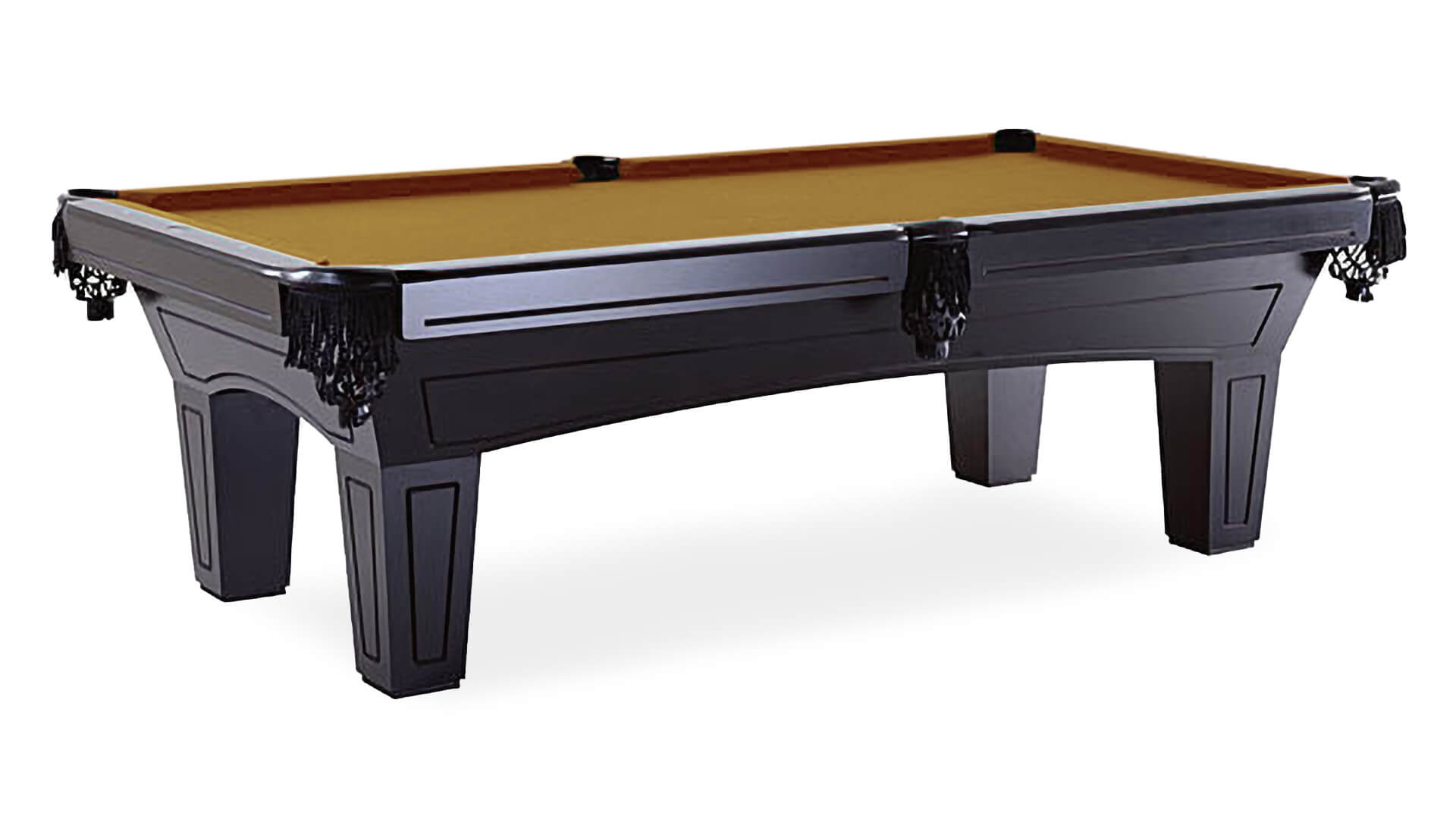 Artisan "Cape Cod" Black Pool Table Sizes 7, 8 and 9 Foot