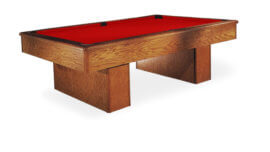 Beach-StMartin-Pool-Table-Red-Felt