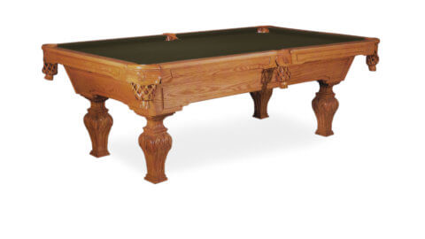 Beach-Valencia-Oak-Pool-Table-Olive-Felt