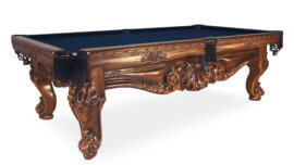 Golden-West-Sanibel-Shell-Pool-Table-Navy-Felt