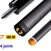 Predator-REVO-129-carbon-fiber-shaft-516-x-14-joint-for-sale