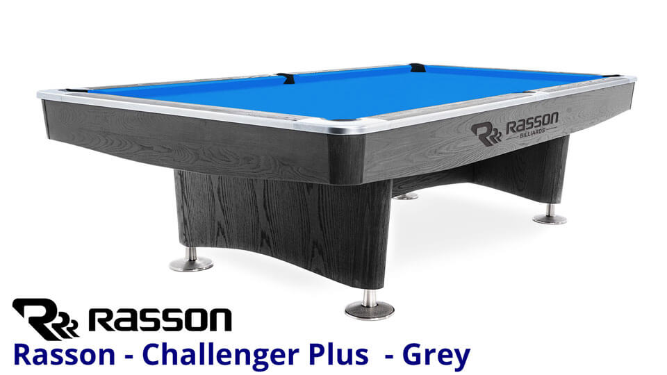 Rasson Challenger Plus Pool Table in Weathered Grey Wood for Sale