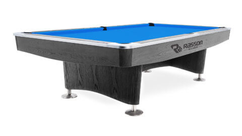 Rasson-Challenger-Plus-Weathered-Grey-Pool-Table-Full-Tournament-Blue-Felt