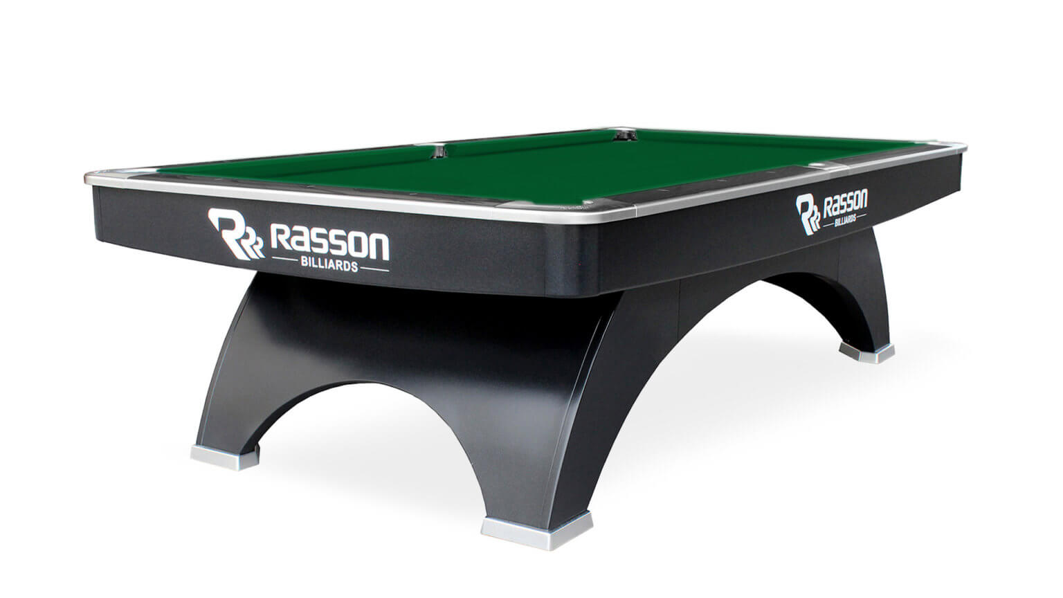 Rasson Pool Table "OX" Black 7, 8, and 9 Foot • Billiards Direct