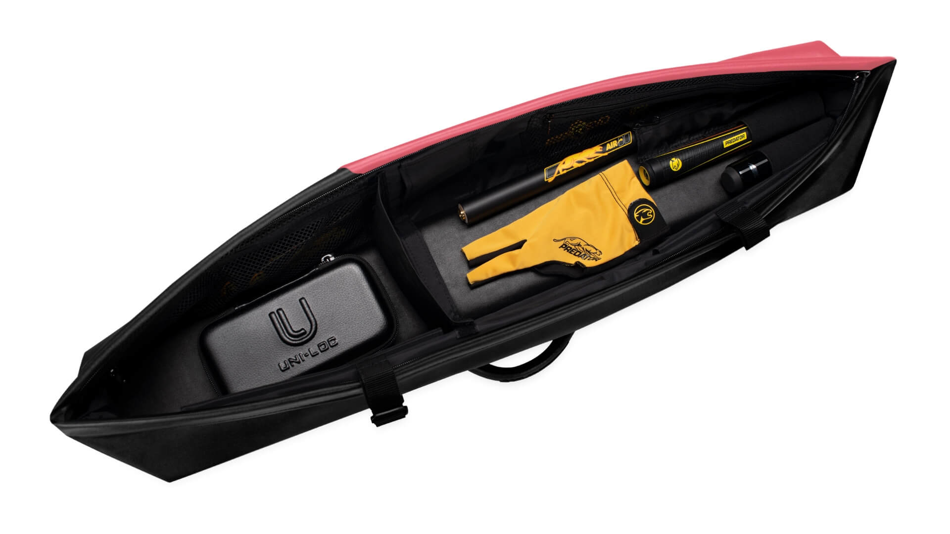 predator-urbain-hard-pool-cue-case-3×5-black-pink-open predator-urbain-hard-pool-cue-case-3x5-black-pink-open-for-sale