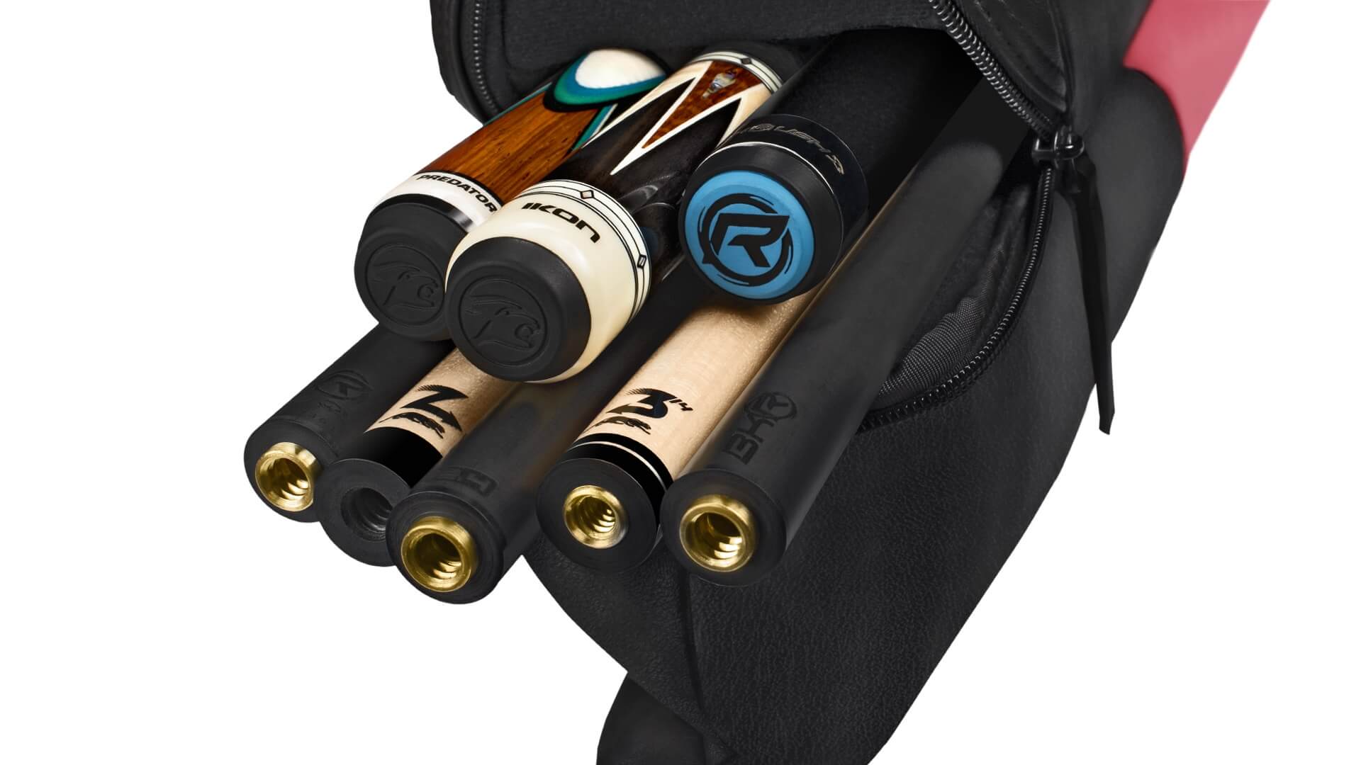 predator-urbain-hard-pool-cue-case-3×5-black-pink-top-open predator-urbain-hard-pool-cue-case-3x5-black-pink-top-open-for-sale