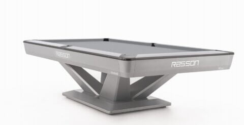 Rasson Pool Table - Victory III Silver White - 8 and 9 Foot