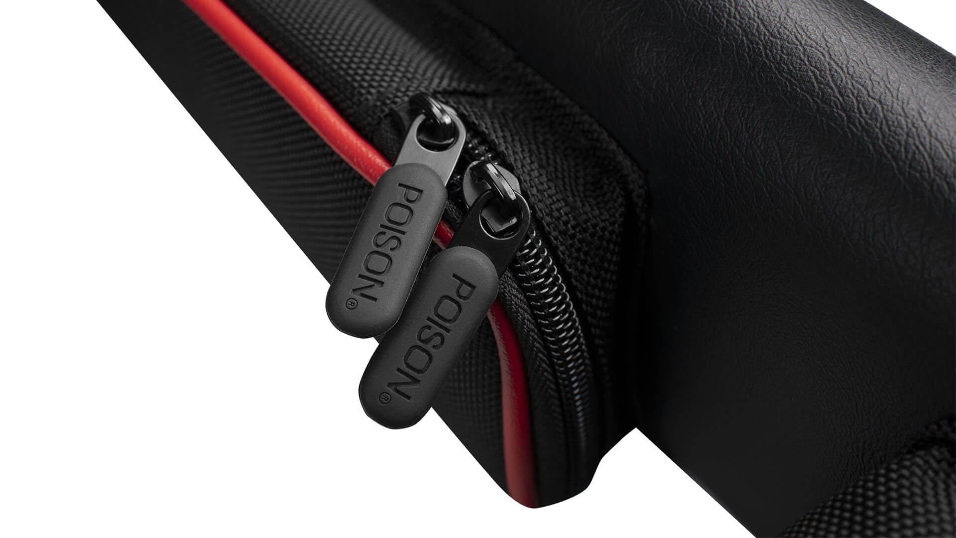 Poison Armor 2x2 Black Red Hard Case - Zippers-For-Sale