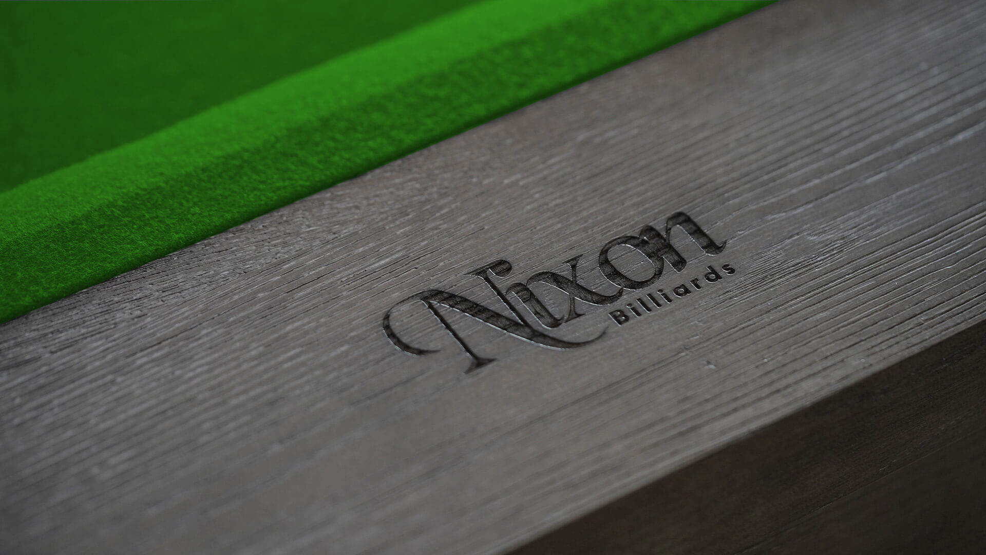 Nixon-Bryant-Greyson-Wood-Pool-Table-Nixon-Logo-English-Green-Felt