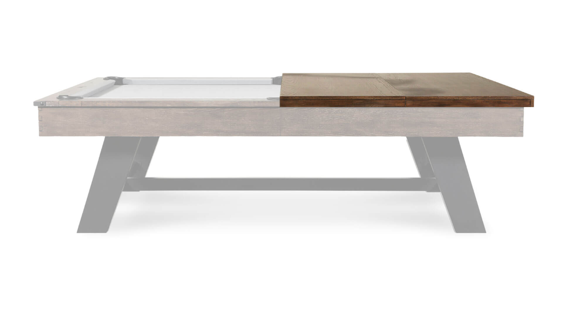 Nixon-Hunter-Dining-Top-Pool-Table-Add-On-Antique-7-Foot-2-Panels-Removed Nixon-Hunter-Dining-Top-Pool-Table-Add-On-Antique-7-Foot-2-Panels-Removed