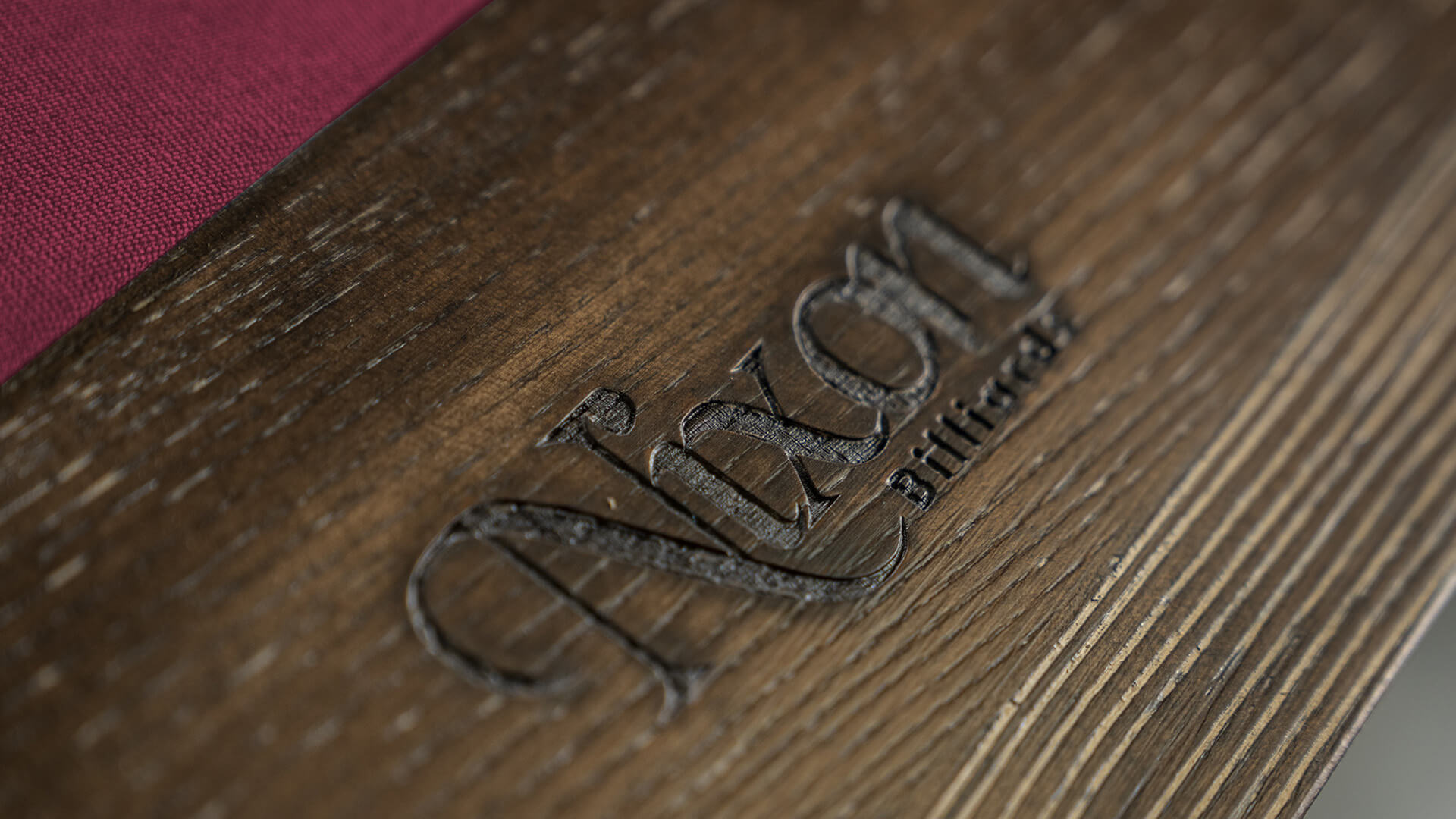 Nixon-Hunter-Metal-Walnut-Pool-Table-Nixon-Logo-Wine-Felt