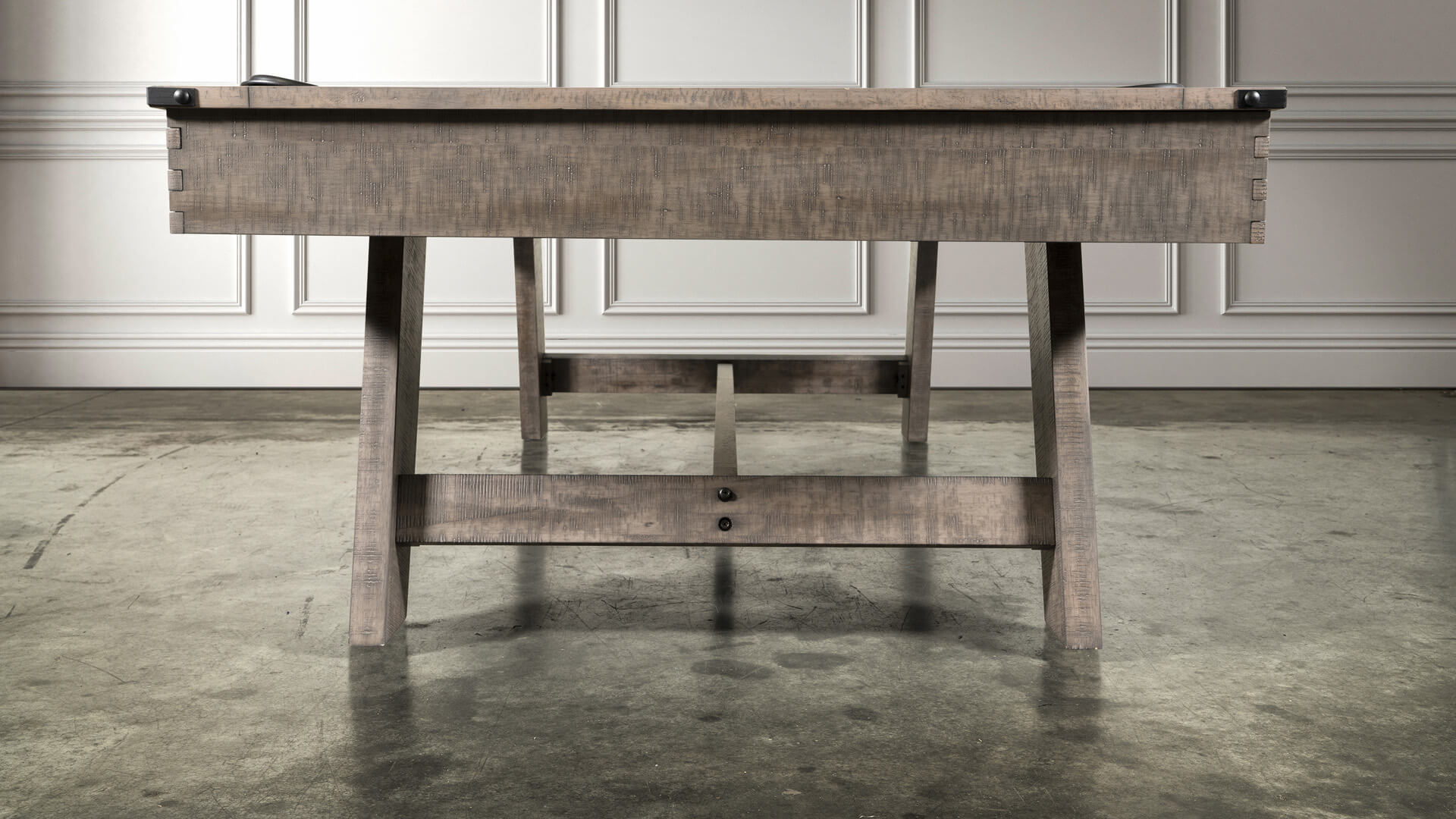 Nixon-Hunter-Wood-Antique-Pool-Table-Short-Side