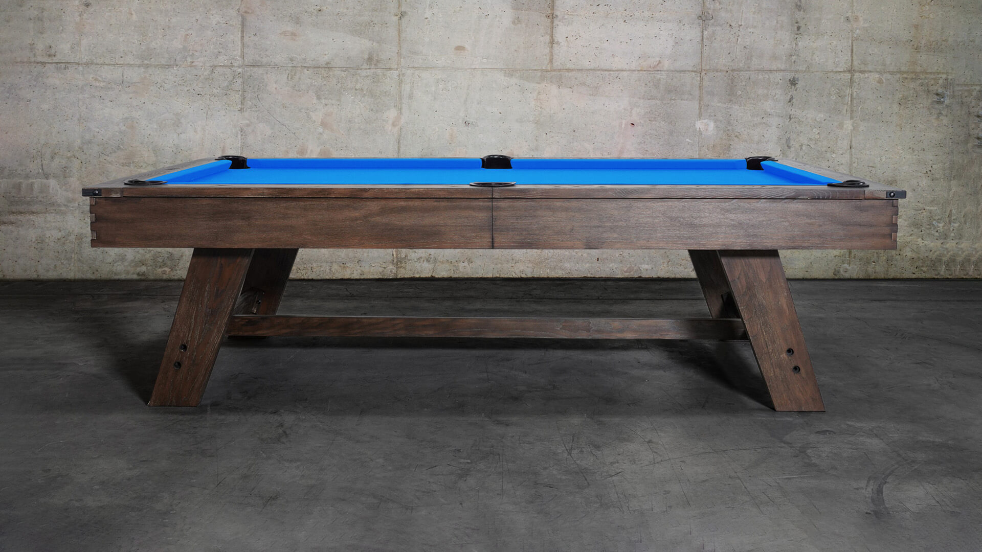 Nixon-Hunter-Wood-Walnut-Pool-Table-Long-Lifestyle-Tournament-Blue-Felt