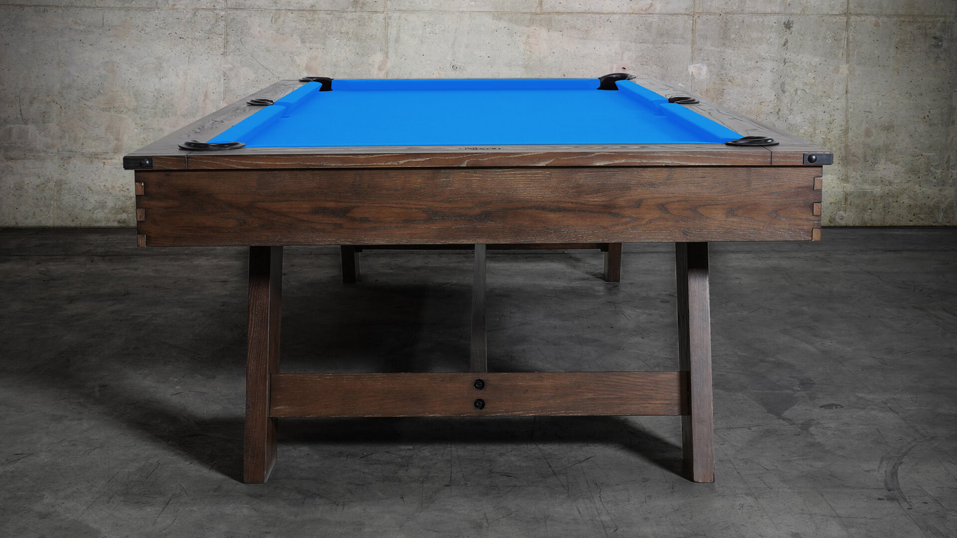 Nixon-Hunter-Wood-Walnut-Pool-Table-Short-Lifestyle-Tournament-Blue-Felt