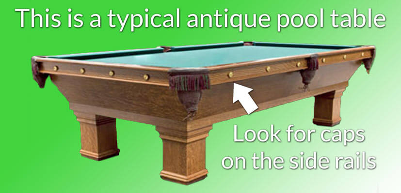 Antique Pool Table Example
