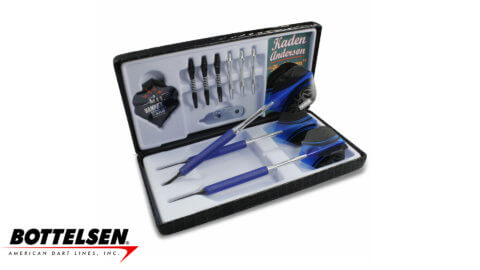 Bottelsen-Hammer-Head-Kaden-Anderson-Signature-Xtreme-Shark-Skins-Steel-Tip-Blue-Dart-Case