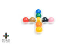Conquer The Cross - Ball Rack - Clear