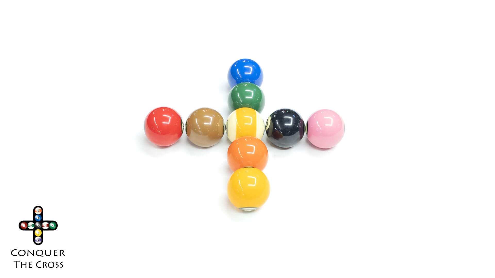 Conquer-The-Cross-White-Pool-Ball-Rack-Balls-Only