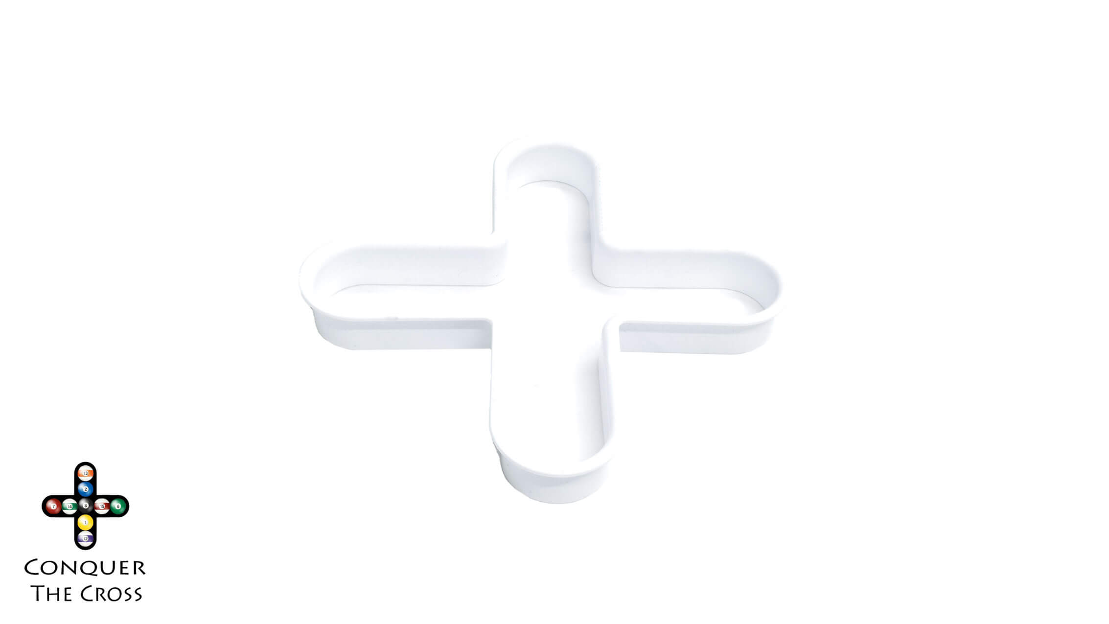 Conquer-The-Cross-White-Pool-Ball-Rack-Empty