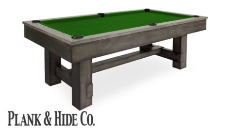 Plank and Hide Pool Tables for Sale