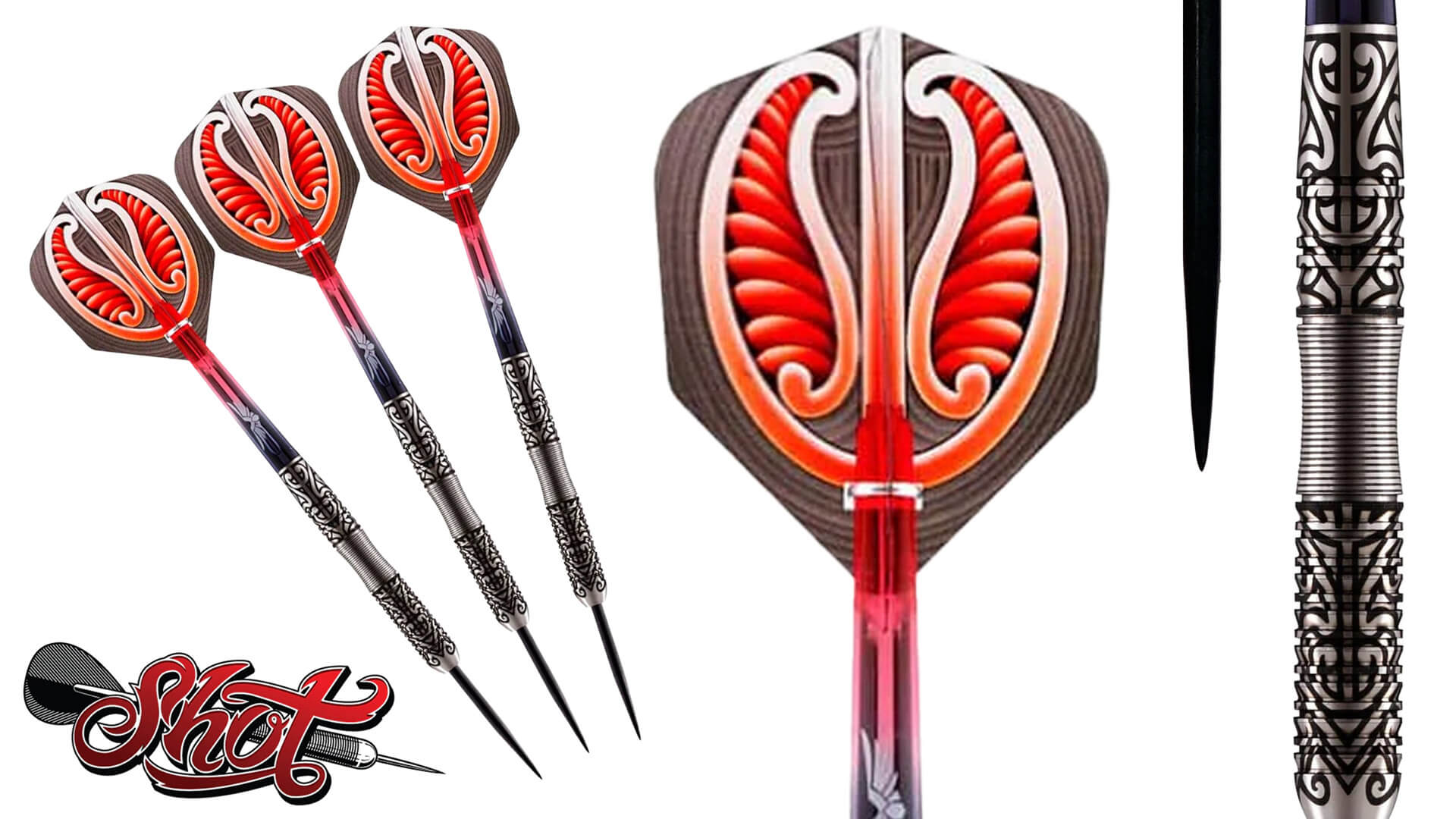 Shot-Warrior-Hauto-Steel-Tip-Dart-Set Shot-Warrior-Hauto-Steel-Tip-Dart-Set