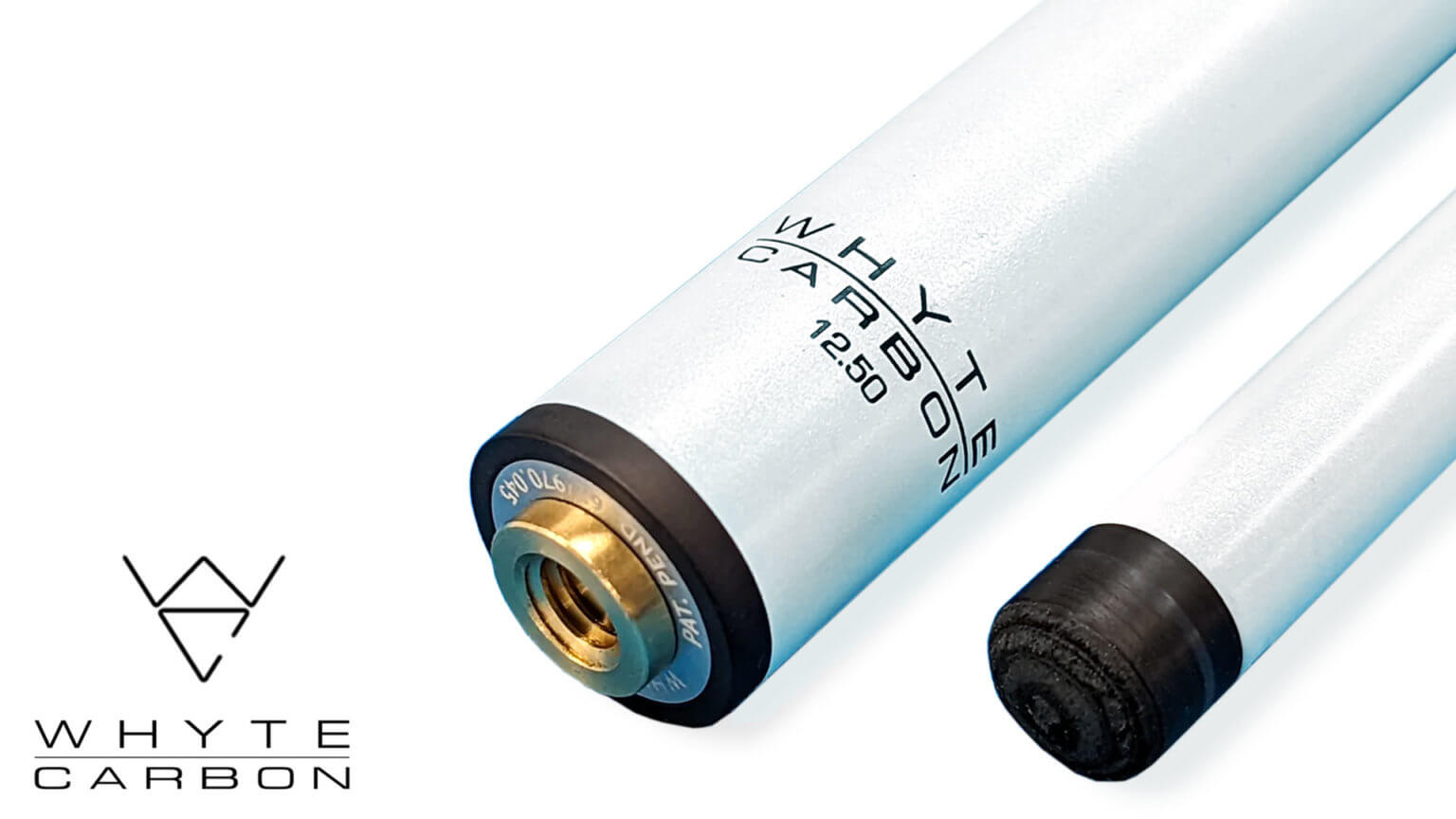 Whyte Carbon "Cool White" Carbon Fiber Shaft • Billiards Direct