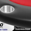 BBO---Poker-Table---Elite---Closeup---Table-with-One-Pocket-and-Legs--Standard---Red