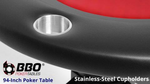 BBO---Poker-Table---Elite---Closeup---Table-with-One-Pocket-and-Legs--Standard---Red