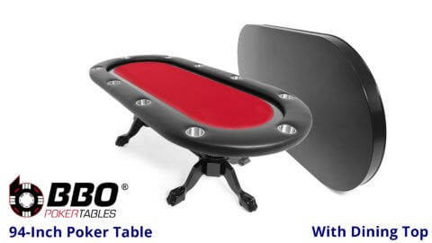 BBO---Poker-Table---Elite---Table-with-Dining-Top---Suited-Speed-Felt---Red