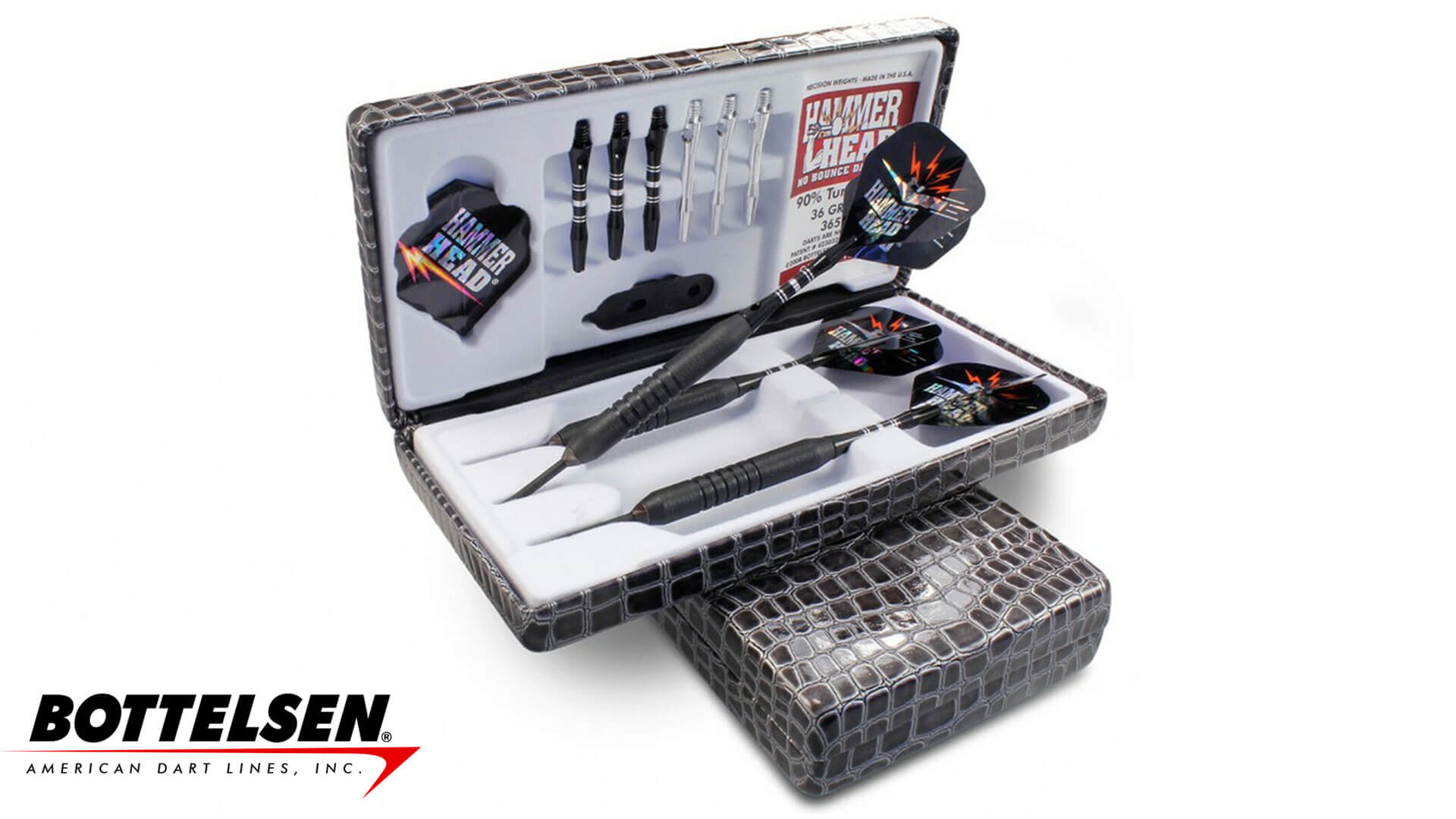 Bottelsen-Hammer-Head-Heavy-Weight-Steel-Tip-XX5E-Dart-Case