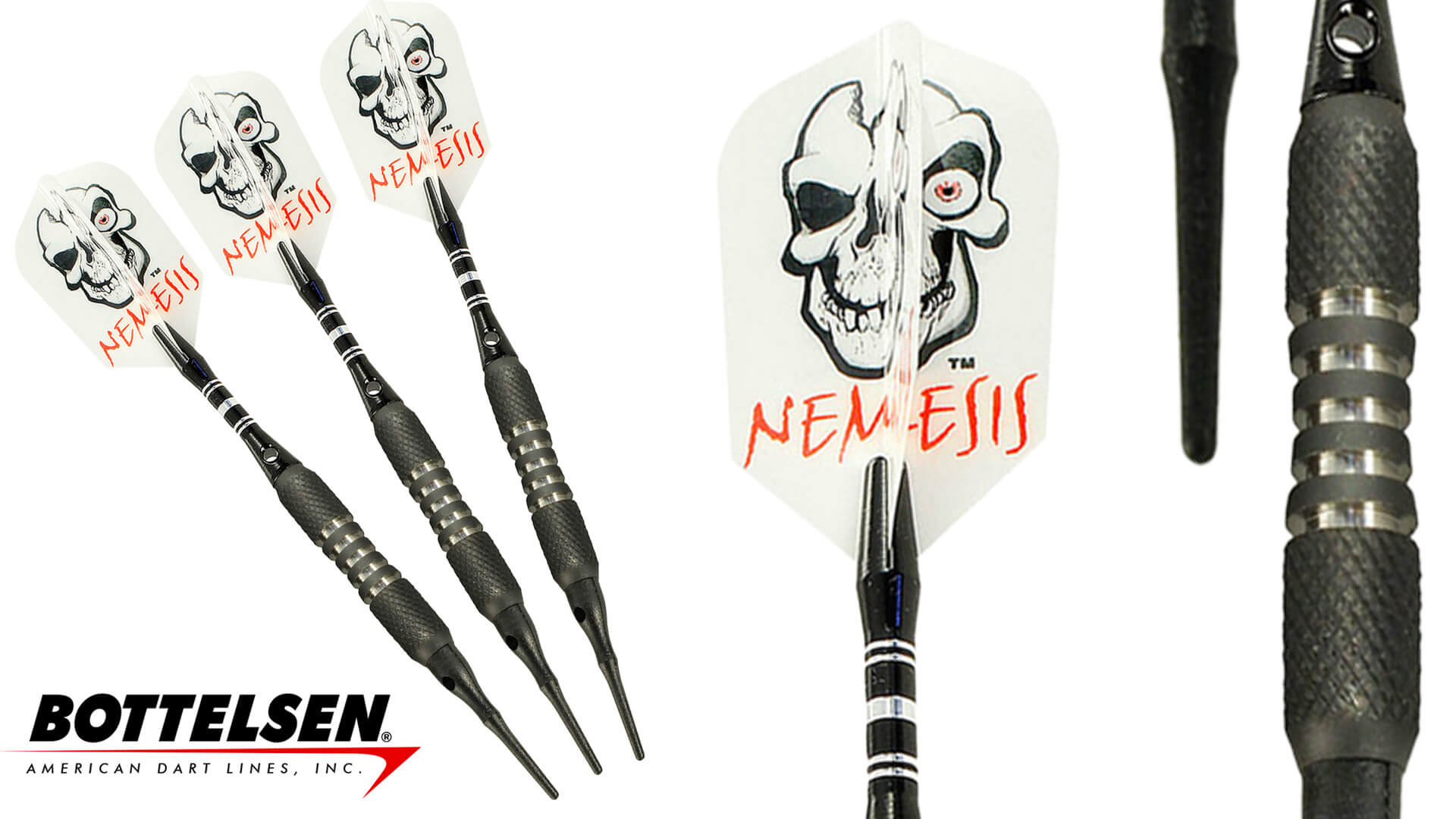 Bottelsen "Nemisis 9NG" Soft Tip Dart Set 90 Tungsten
