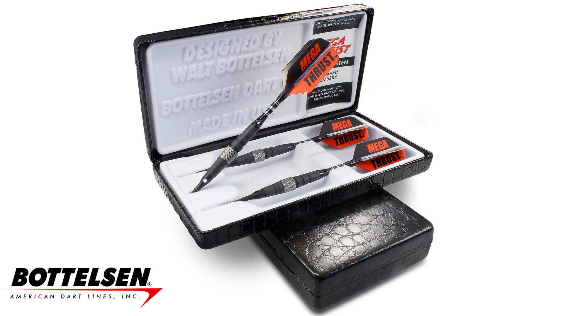 Bottesen-Mega-Thrust-Soft-Tip-XXM52BK-Dart-Case