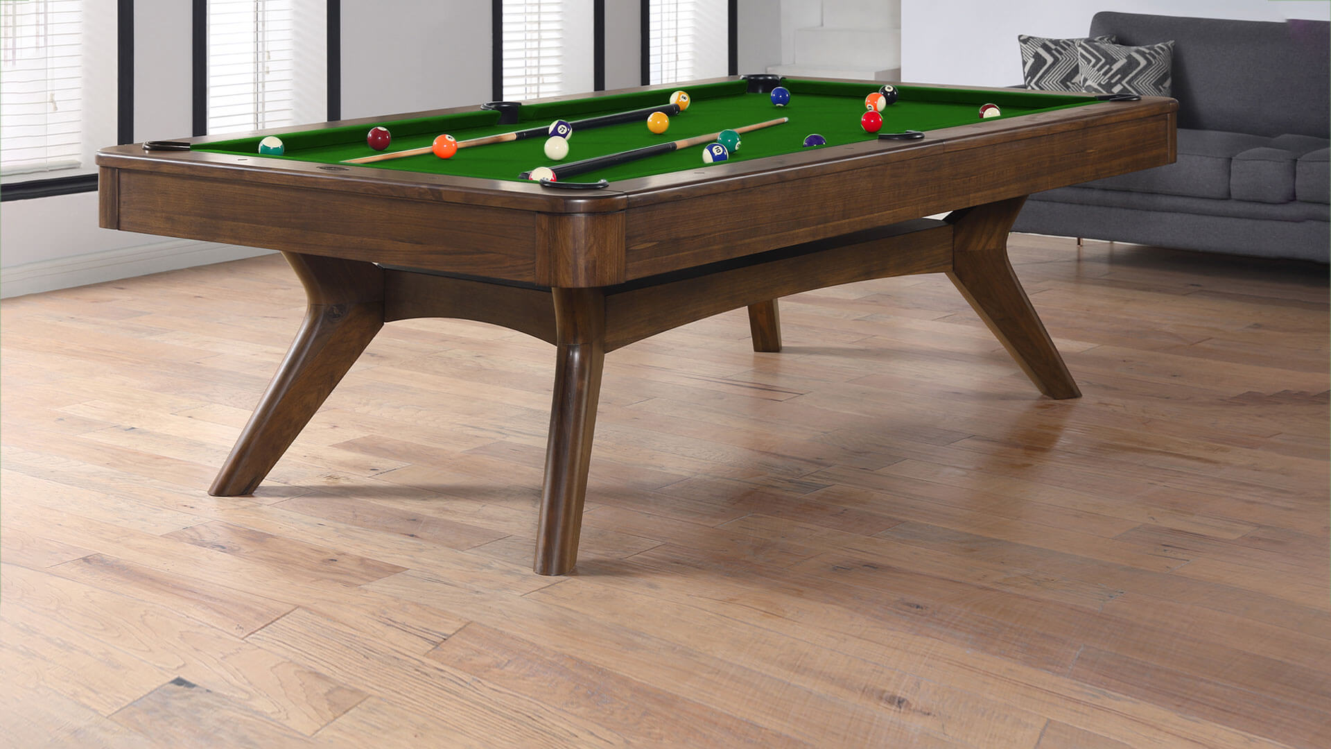 Imperial "Brevik" Pool Table Coffee 7 Foot and 8 Foot • Billiards
