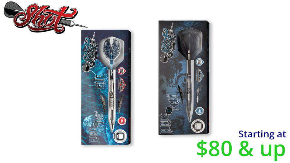 Shot Soft-Tip Darts - "Birds of Prey" Series - Starting at $80 and up