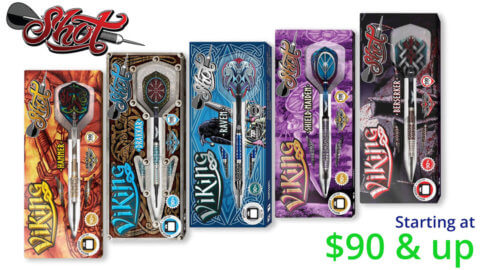 Shot - "Viking" Series - Steel Tip Darts for Sale