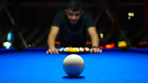 Master Cue Placement Using a Training Cue Ball