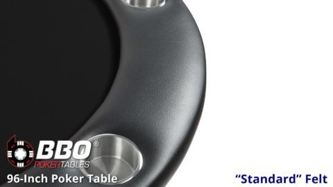 BBO---Poker-Table---Aces-Pro---Table---Close-Up---Cup-Holder---Standard-Felt---Black